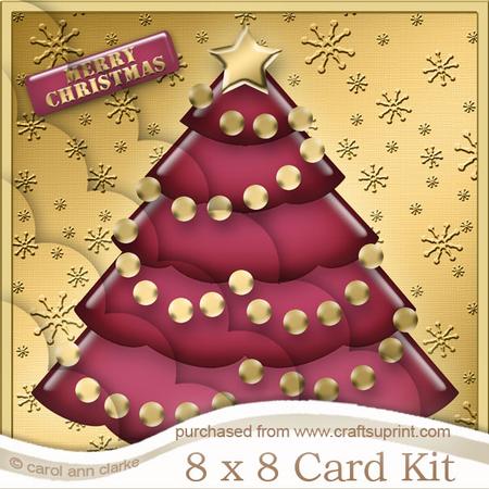 8 x 8 Xmas Tree Kit with Scalloped Corners