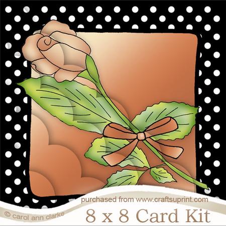 8 x 8 Single Rose Kit with Scalloped Corners