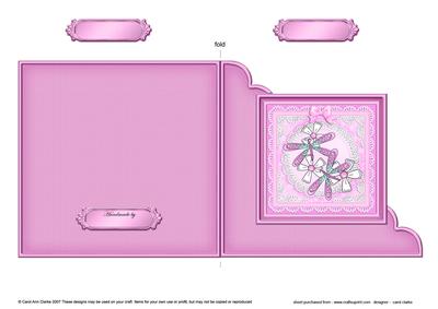 Dreamy Dragonflies Cut and Fold Corner Card