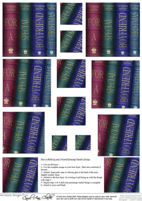 Merry Christmas Boyfriend Books Twisted Pyramage Sheet