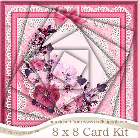 8 x 8 Spring Flowers Kit with Twisted Pyramage