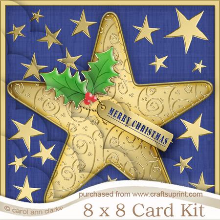 8 x 8 Xmas Star Kit with Scalloped Corners