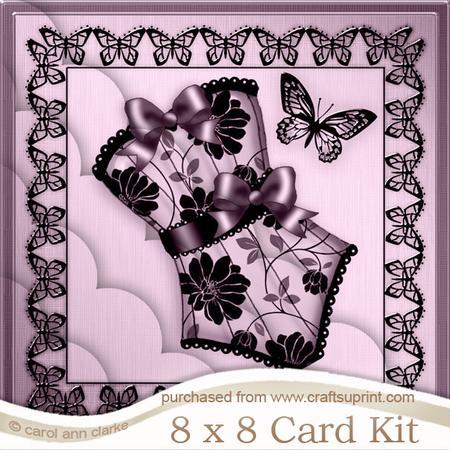 8 x 8 Elegant Boudoir Kit with Scalloped Corners