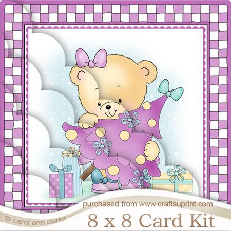8 x 8 Rosie's Xmas Tree Kit with Scalloped Corners