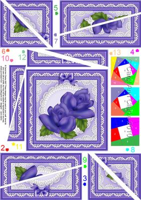 Just Roses Quick Card with Twisted Spiral Side Stacker