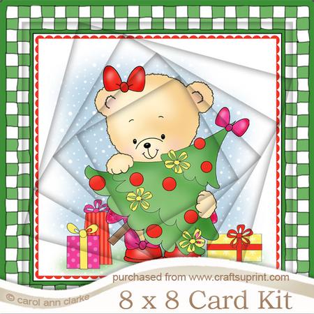 8 x 8 Rosie's Xmas Tree Twisted Tunnel Card Kit