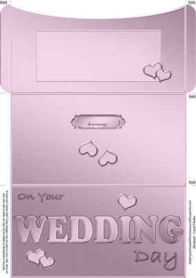 Elegant Wedding Money or Gift Wallet and Card