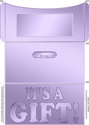 Elegant It's a Gift Money or Gift Wallet and Card