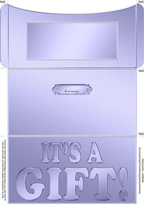 Elegant It's a Gift Money or Gift Wallet and Card