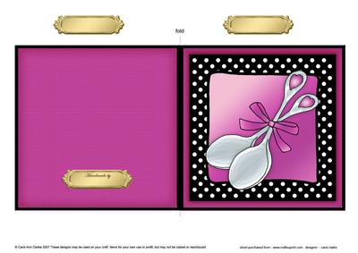 Lovin Spoonful Cut and Fold Card