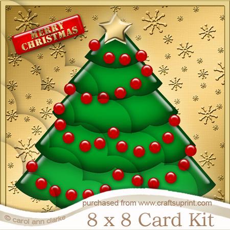 8 x 8 Xmas Tree Kit with Scalloped Corners