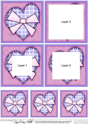 Funky Hearts Tunnel Topper