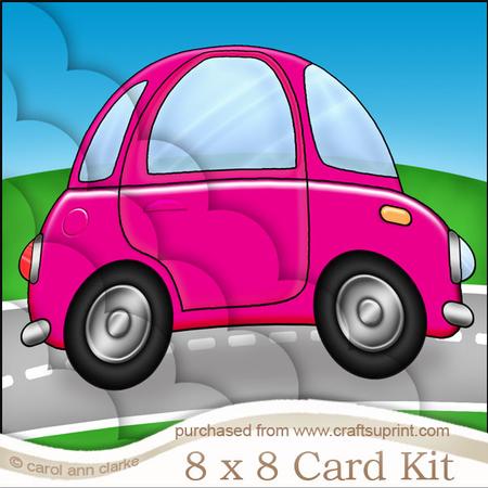 8 x 8 Funky Car Kit with Scalloped Corners