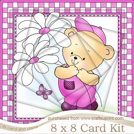 8 x 8 Robert's Flowers Twisted Tunnel Card Kit
