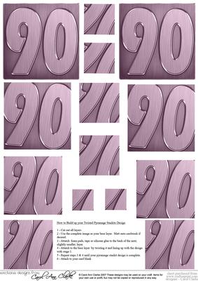 90th Metallic Age Twisted Pyramage Sheet