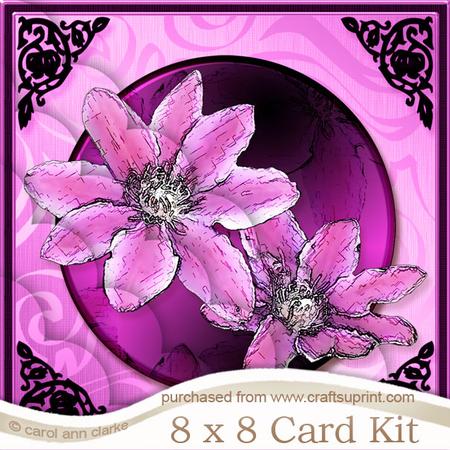 8 x 8 Clematis Kit with Scalloped Corners