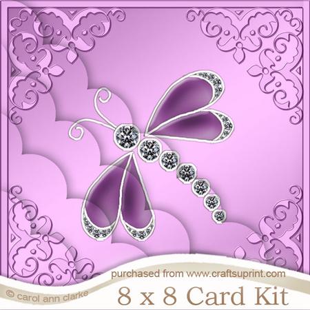 8 x 8 Dragonfly Kit with Scalloped Corners