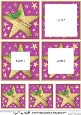 Christmas Star Tunnel Topper