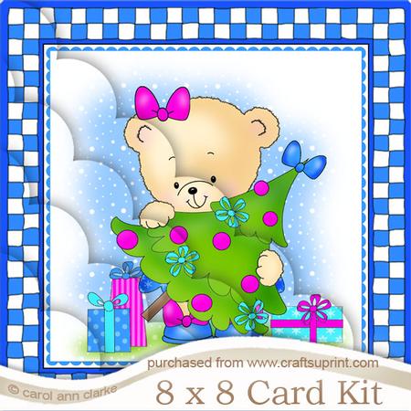 8 x 8 Rosie's Xmas Tree Kit with Scalloped Corners