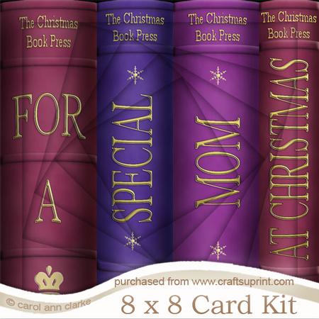 8 x 8 Mom Merry Christmas Books Twisted Tunnel Kit