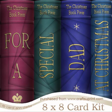 8 x 8 Dad Merry Christmas Books Twisted Tunnel Kit