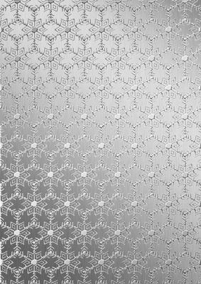 Metallic Snowflakes Backing Paper