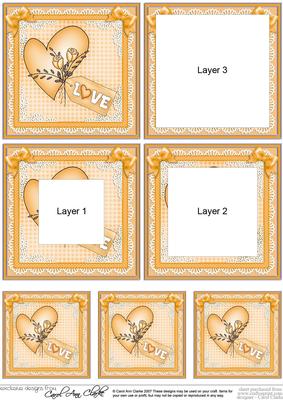 Romantic Love Heart - Tunnel Topper