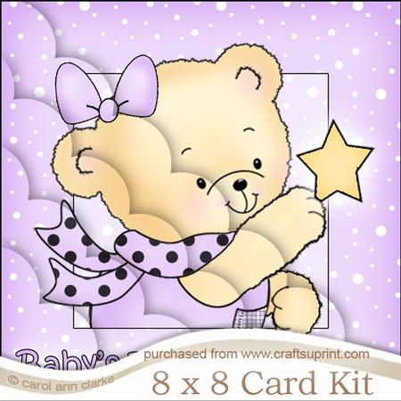 8 x 8 Rosie's Star Baby's 1st Xmas Scalloped Corner Kit
