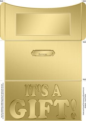 Elegant It's a Gift Money or Gift Wallet and Card