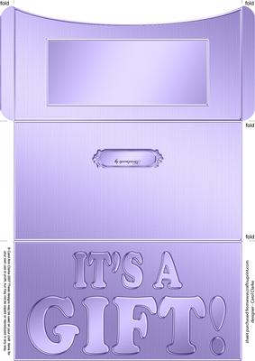 Elegant It's a Gift Money or Gift Wallet and Card