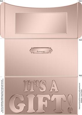 Elegant It's a Gift Money or Gift Wallet and Card