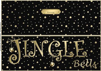 Large Dl Jingle Bells Quick Cut and Fold Card