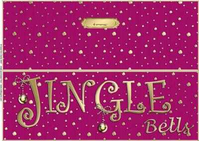 Large Dl Jingle Bells Quick Cut and Fold Card