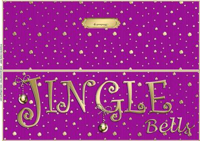 Large Dl Jingle Bells Quick Cut and Fold Card