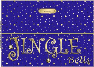 Large Dl Jingle Bells Quick Cut and Fold Card
