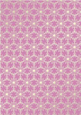 Gold Metallic Snowflakes Vellum Sheet
