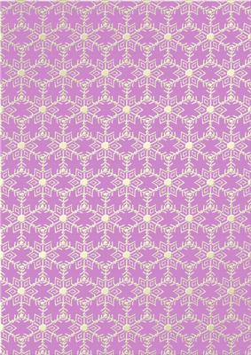 Gold Metallic Snowflakes Vellum Sheet