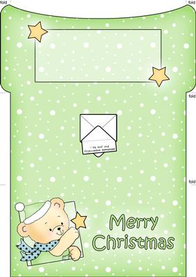 Robert's Xmas Star Money or Gift Wallet and Card