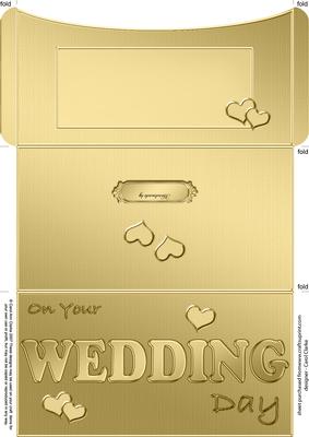 Elegant Wedding Money or Gift Wallet and Card