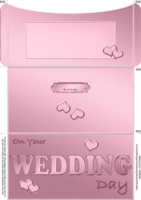 Elegant Wedding Money or Gift Wallet and Card