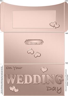 Elegant Wedding Money or Gift Wallet and Card