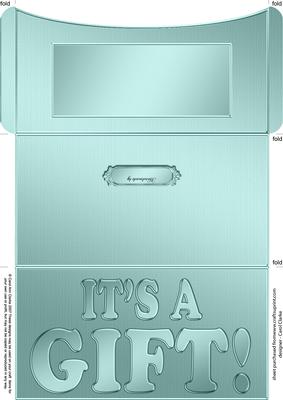 Elegant It's a Gift Money or Gift Wallet and Card