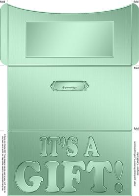 Elegant It's a Gift Money or Gift Wallet and Card