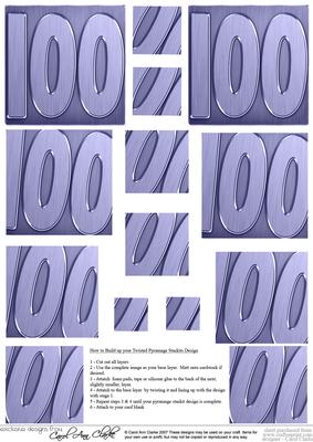 100th Metallic Age Twisted Pyramage Sheet