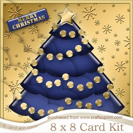 8 x 8 Xmas Tree Kit with Scalloped Corners