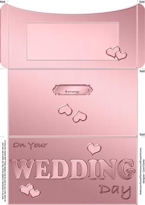 Elegant Wedding Money or Gift Wallet and Card