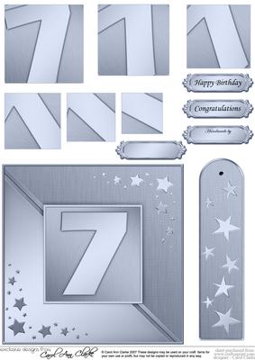 7th Metallic Age Quick Card with Twisted Pyramage