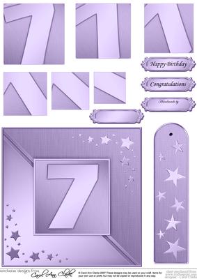 7th Metallic Age Quick Card with Twisted Pyramage