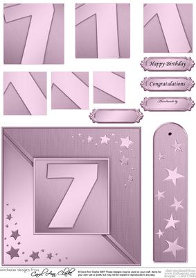 7th Metallic Age Quick Card with Twisted Pyramage
