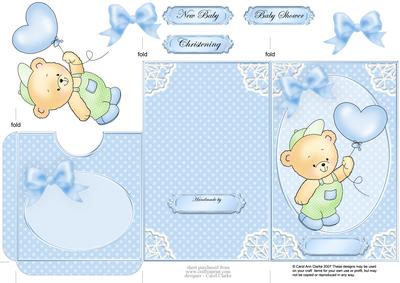 Robert's Balloon New Baby Lottery Wallet Card